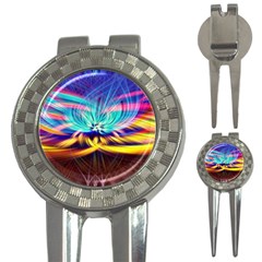 Colorful Chakra Lsd Spirituality 3-in-1 Golf Divots by Pakrebo