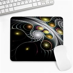 Fractal Bulbs Fantasy Curve Large Mousepads by Pakrebo