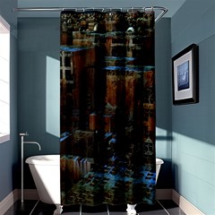 Building Ruins Old Industry Shower Curtain 36  X 72  (stall)  by Pakrebo