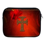 Wonderful Celtic Cross On Vintage Background Apple iPad 2/3/4 Zipper Cases Front