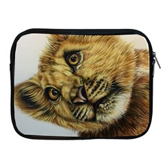 Lion Cub Apple Ipad 2/3/4 Zipper Cases by ArtByThree