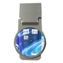 Tardis Space Money Clips (round)  by Sudhe