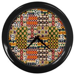 Ml 130 Wall Clock (black) by ArtworkByPatrick