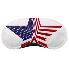 A Star With An American Flag Pattern Sleeping Masks by Sudhe