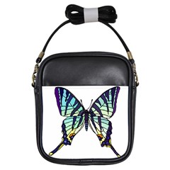 A Colorful Butterfly Girls Sling Bag by Sudhe