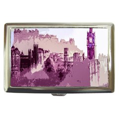 Abstract Painting Edinburgh Capital Of Scotland Cigarette Money Case by Sudhe