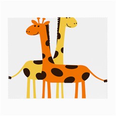 Giraffe Africa Safari Wildlife Small Glasses Cloth (2-side) by Sudhe