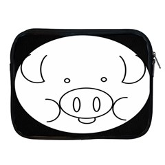 Pig Logo Apple Ipad 2/3/4 Zipper Cases by Sudhe