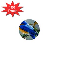 Loving Birds 1  Mini Buttons (100 Pack)  by Sudhe