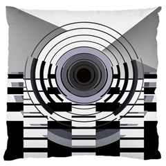 Glass Illustration Technology Large Cushion Case (one Side) by Sudhe