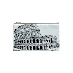 Line Art Architecture Cosmetic Bag (small) by Sudhe