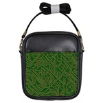 Circuit Board Electronics Draft Girls Sling Bag Front