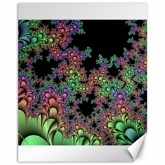 Fractal Art Digital Art Artwork Canvas 11  X 14  by Pakrebo