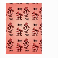 Funny Mushroom Pattern Large Garden Flag (two Sides) by FantasyWorld7