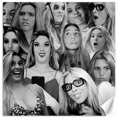 Lele Pons - Funny Faces Canvas 20  X 20  by Valentinaart