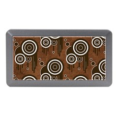 Abstract Background Brown Swirls Memory Card Reader (mini) by Pakrebo