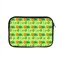 Holiday Tropical Smiley Face Palm Apple Macbook Pro 15  Zipper Case by Pakrebo