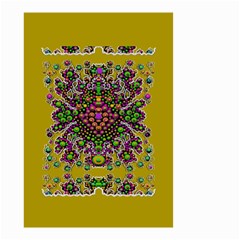 Ornate Dots And Decorative Colors Small Garden Flag (two Sides) by pepitasart