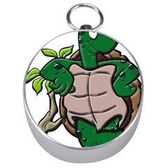 Amphibian Animal Cartoon Reptile Silver Compasses by Sudhe