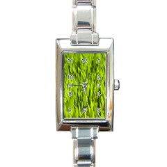 Agricultural Field   Rectangle Italian Charm Watch by rsooll