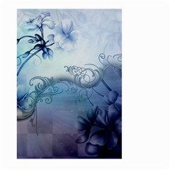 Wonderful Elegant Floral Design Large Garden Flag (two Sides) by FantasyWorld7