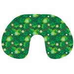 Leaf Clover Star Glitter Seamless Travel Neck Pillows Front