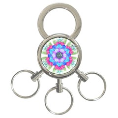 Lotus Flower Bird Metatron S Cube 3-ring Key Chains by Pakrebo