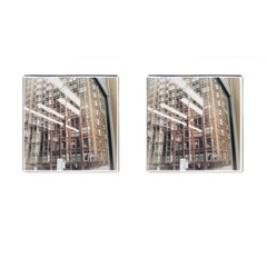 Chicago L Morning Commute Cufflinks (square) by Riverwoman