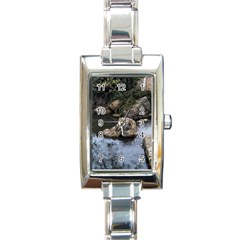 Garden Of The Phoenix Rectangle Italian Charm Watch by Riverwoman