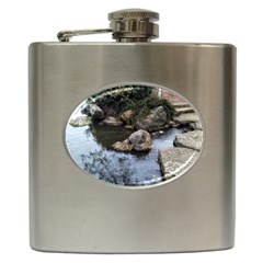 Garden Of The Phoenix Hip Flask (6 Oz) by Riverwoman