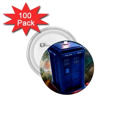 The Police Box Tardis Time Travel Device Used Doctor Who 1 75  Buttons (100 Pack)  by Sudhe