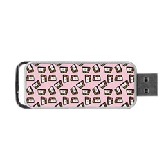 Bento Lunch Pink Portable Usb Flash (one Side) by snowwhitegirl