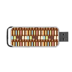 Candy Popsicles Brown Portable Usb Flash (two Sides) by snowwhitegirl