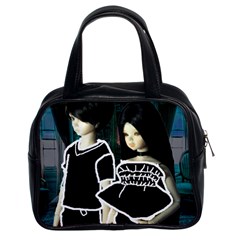 Dolls In Living Room Classic Handbag (two Sides) by snowwhitegirl