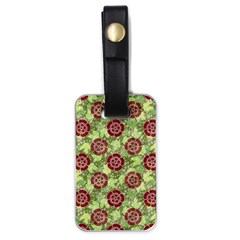 Seamless Pattern Leaf The Pentagon Luggage Tags (one Side)  by Pakrebo