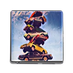 Pretty Colors Cars Memory Card Reader (square 5 Slot) by StarvingArtisan