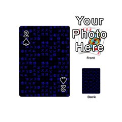 Neon Oriental Characters Print Pattern Playing Cards 54 (mini) by dflcprintsclothing