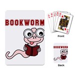 Literal Bookworm Playing Cards Single Design Back