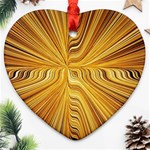 Electric Field Art XXVI Ornament (Heart) Front