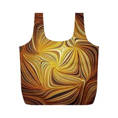 Electric Field Art L Full Print Recycle Bag (m) by okhismakingart