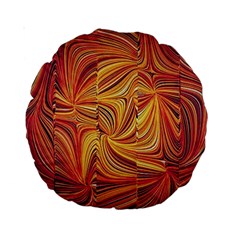 Electric Field Art Lv Standard 15  Premium Round Cushions by okhismakingart