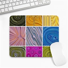 Electric Field Art Collage Ii Large Mousepads by okhismakingart