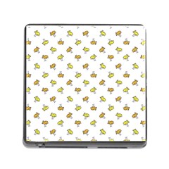 Birds, Animal, Cute, Sketch, Wildlife, Wild, Cartoon, Doodle, Scribble, Fashion, Printed, Allover, For Kids, Drawing, Illustration, Print, Design, Patterned, Pattern Memory Card Reader (square 5 Slot) by dflcprintsclothing