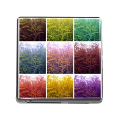 Goldenrod Collage Memory Card Reader (square 5 Slot) by okhismakingart