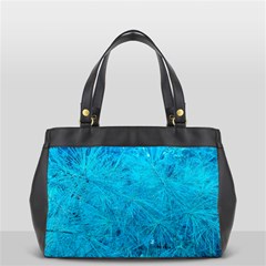 Turquoise Pine Oversize Office Handbag (2 Sides) by okhismakingart