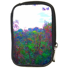 Neon Weeds Compact Camera Leather Case by okhismakingart