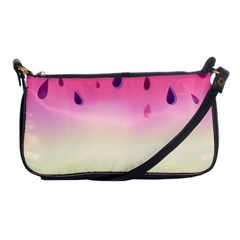 Watermelon Pastel Gradient Pink Watermelon Pastel Gradient Shoulder Clutch Bag by genx