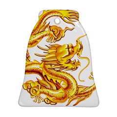 Chinese Dragon Golden Bell Ornament (two Sides) by Sudhe