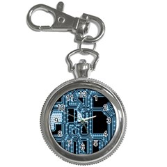 Circuit Pcb Tile Tiling Computer Key Chain Watches by Pakrebo