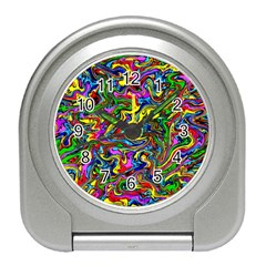 Graffiti 3 2 Travel Alarm Clock by ArtworkByPatrick